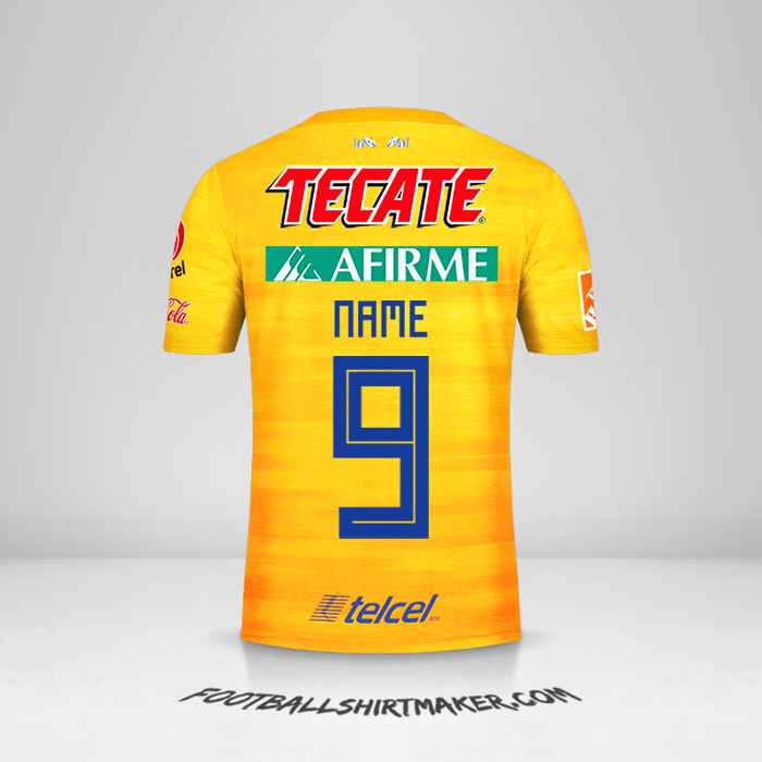 Jersey Tigres UANL 2019/20 -  name - 9