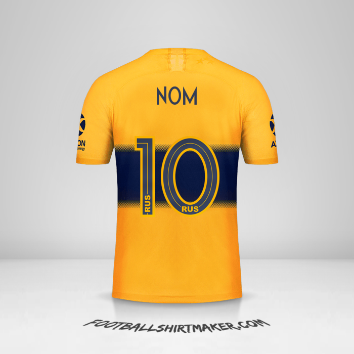 Maillot Boca Juniors 2019/20 Extérieur -  nom - 10