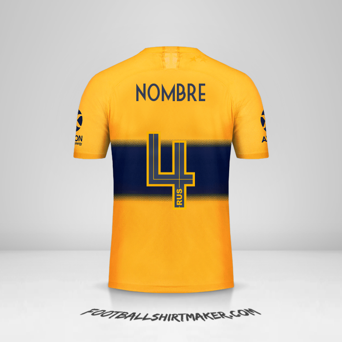 Camiseta Boca Juniors 2019/20 Visita -  nombre - 4