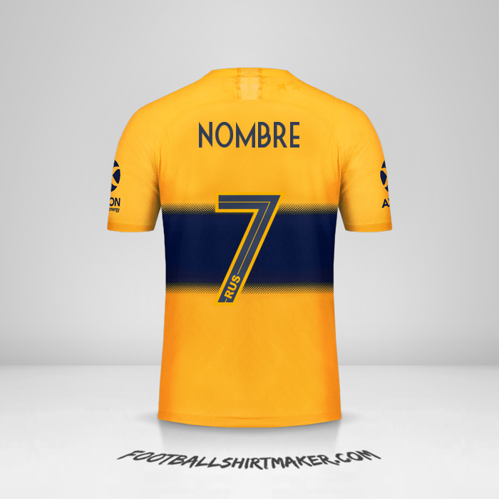 Jersey Boca Juniors 2019/20 Visita -  nombre - 7