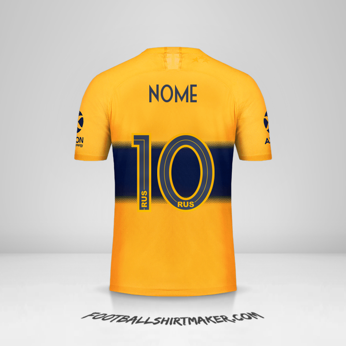 Camisa Boca Juniors 2019/20 Alternativa -  nome - 10
