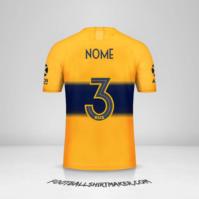 Camisa Boca Juniors 2019/20 Alternativa -  nome - 3