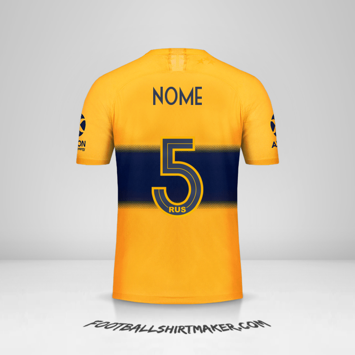 Camisa Boca Juniors 2019/20 Alternativa -  nome - 5