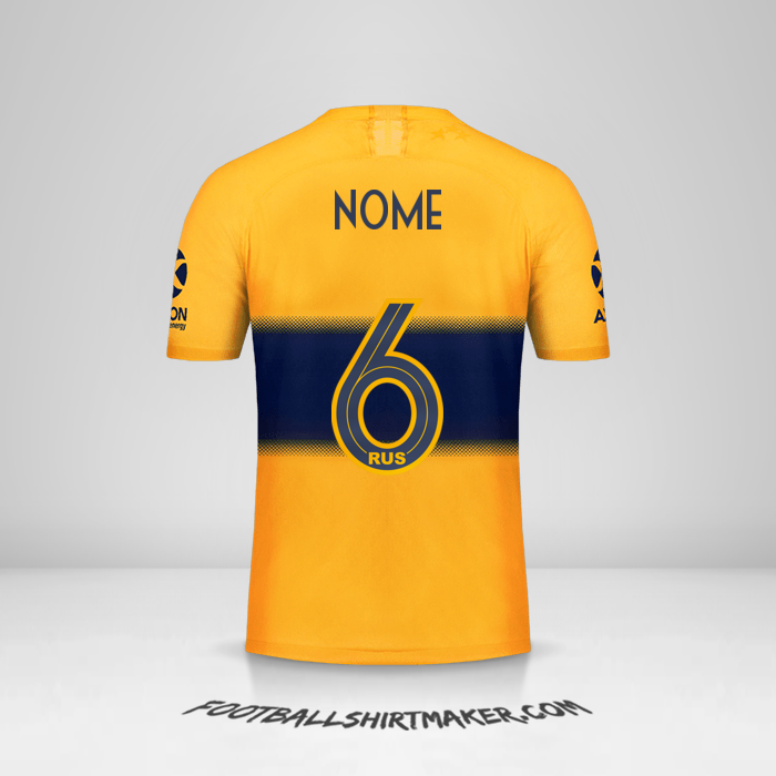 Camisa Boca Juniors 2019/20 Alternativa -  nome - 6