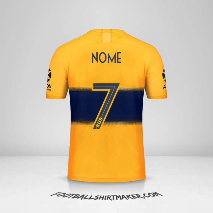 Camisa Boca Juniors 2019/20 Alternativa -  nome - 7