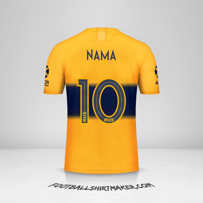 Jersey Boca Juniors 2019/20 Alternatif -  nama - 10