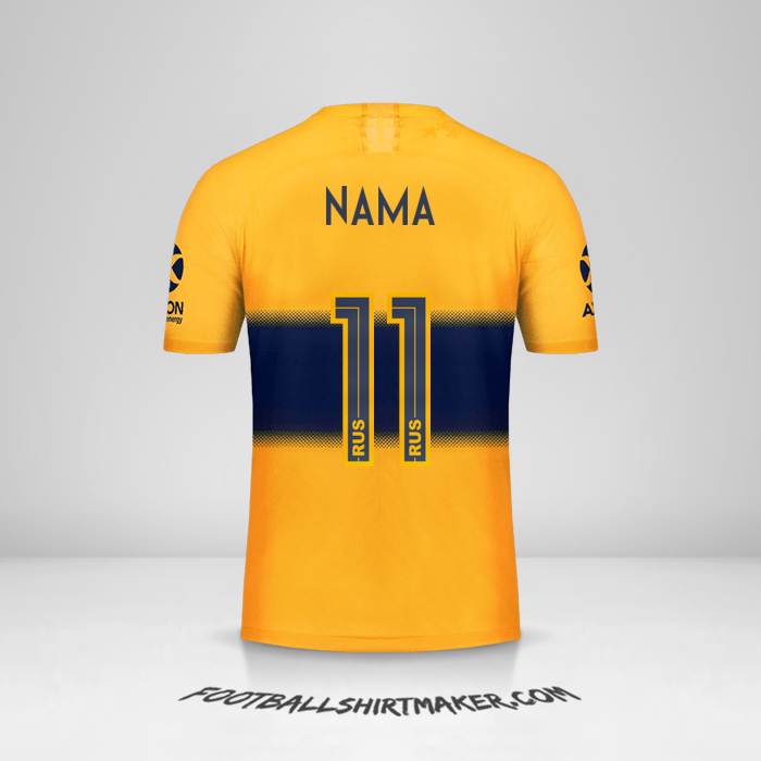Jersey Boca Juniors 2019/20 Alternatif -  nama - 11