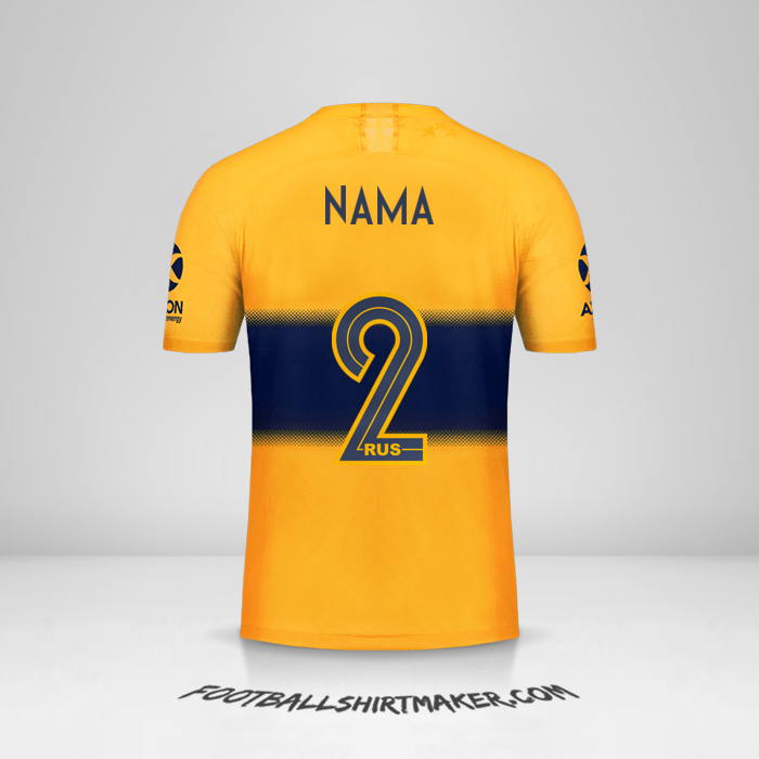 Jersey Boca Juniors 2019/20 Alternatif -  nama - 2