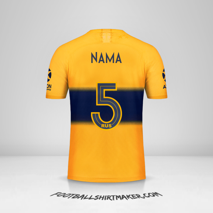 Jersey Boca Juniors 2019/20 Alternatif -  nama - 5