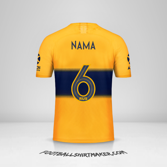 Jersey Boca Juniors 2019/20 Alternatif -  nama - 6