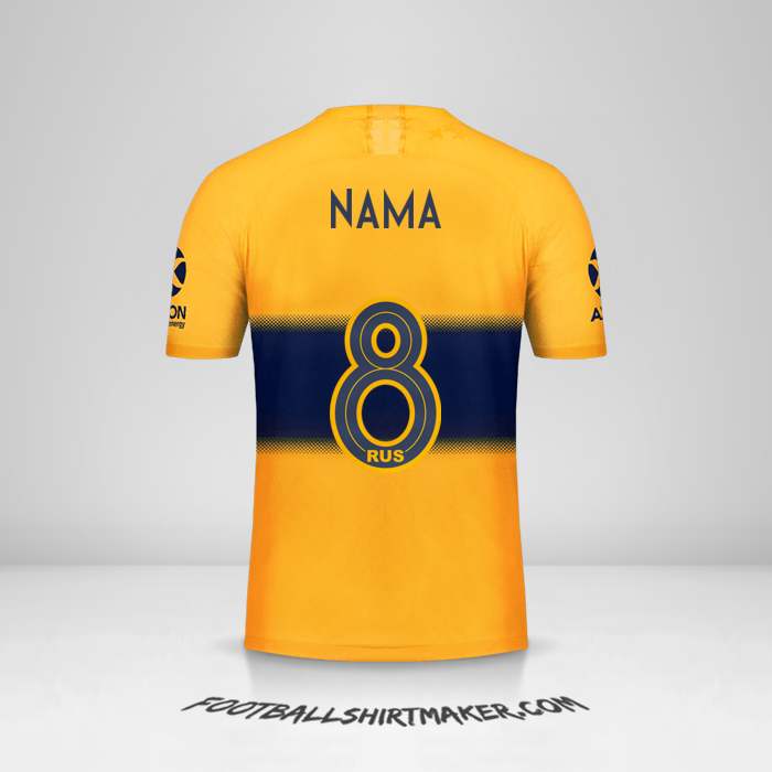Jersey Boca Juniors 2019/20 Alternatif -  nama - 8