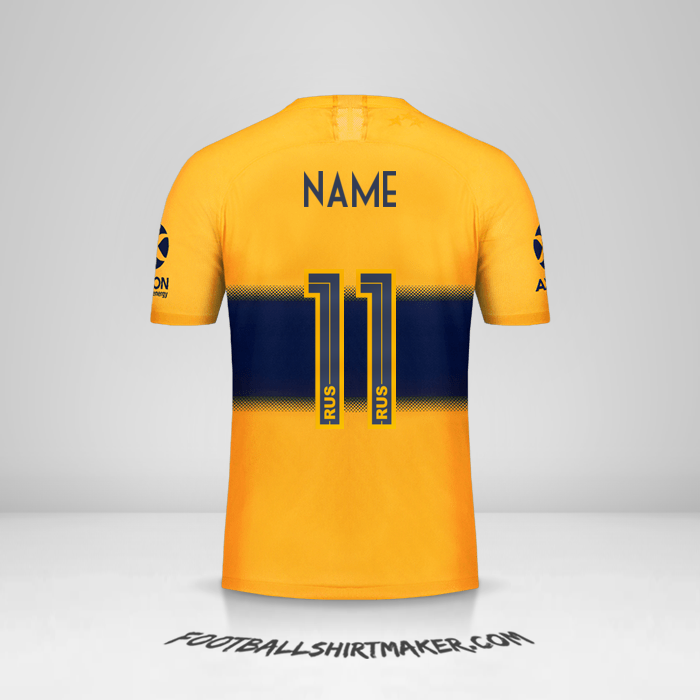 Jersey Boca Juniors 2019/20 Away -  name - 11