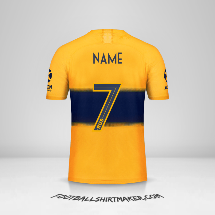 Jersey Boca Juniors 2019/20 Away -  name - 7