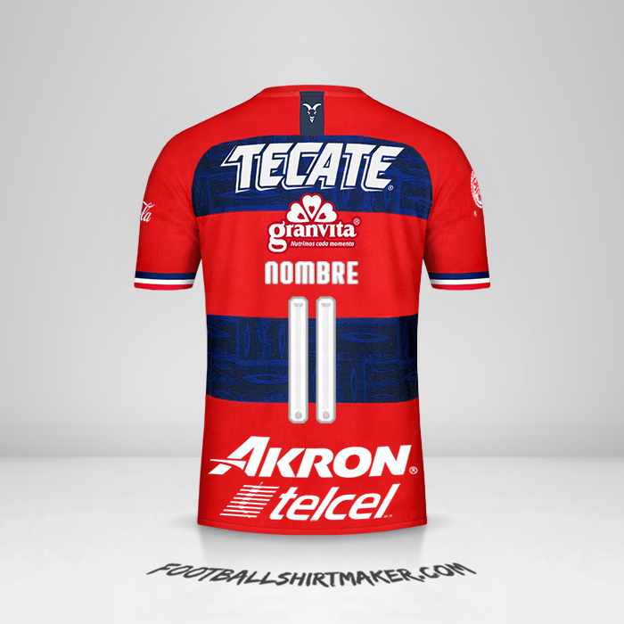 Jersey Guadalajara 2019/20 Visita -  nombre - 11