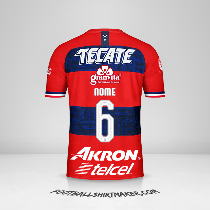 Maglia Guadalajara 2019/20 Seconda -  nome - 6
