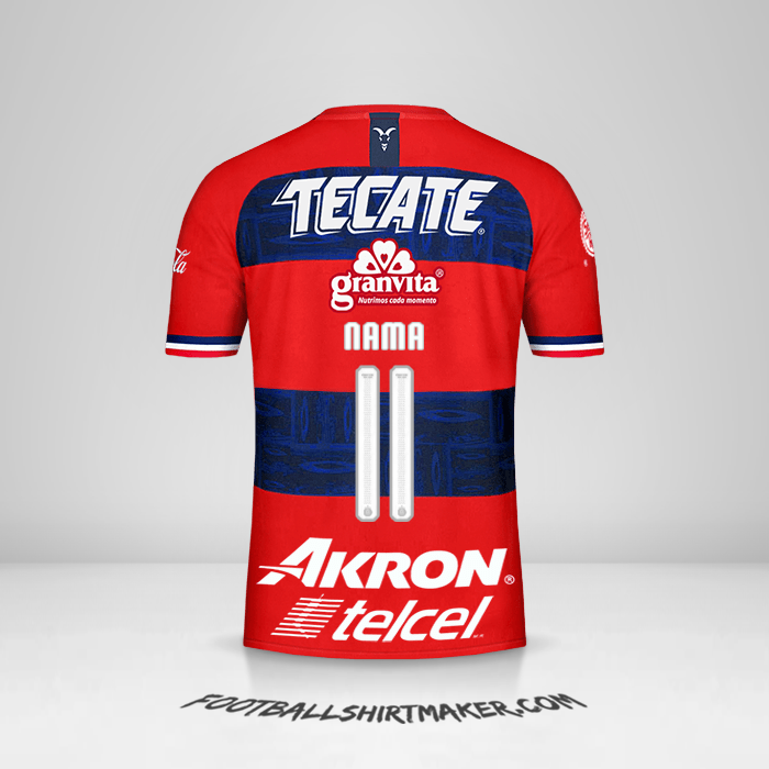 Jersey Guadalajara 2019/20 Alternatif -  nama - 11