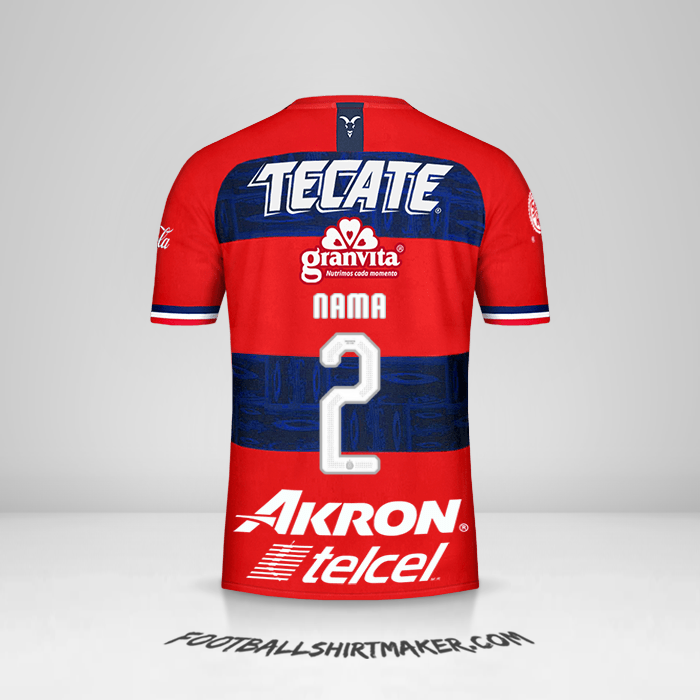 Jersey Guadalajara 2019/20 Alternatif -  nama - 2