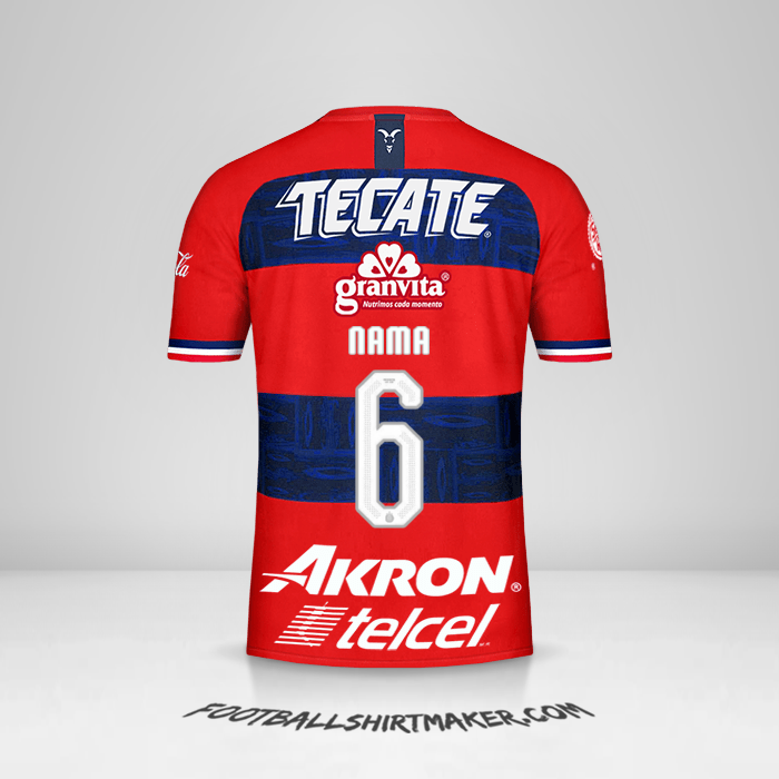 Jersey Guadalajara 2019/20 Alternatif -  nama - 6