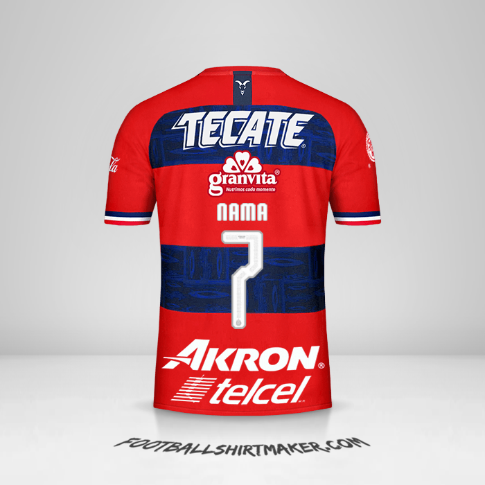 Jersey Guadalajara 2019/20 Alternatif -  nama - 7
