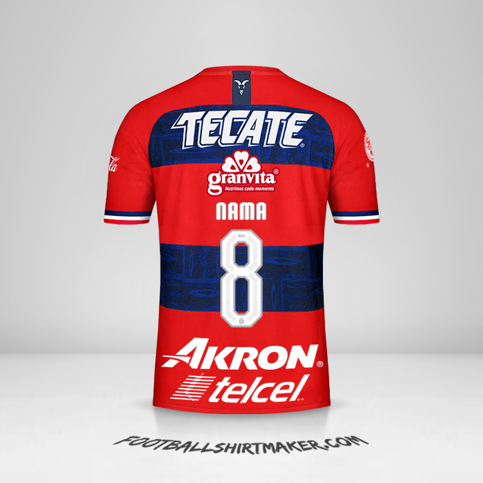 Jersey Guadalajara 2019/20 Alternatif -  nama - 8