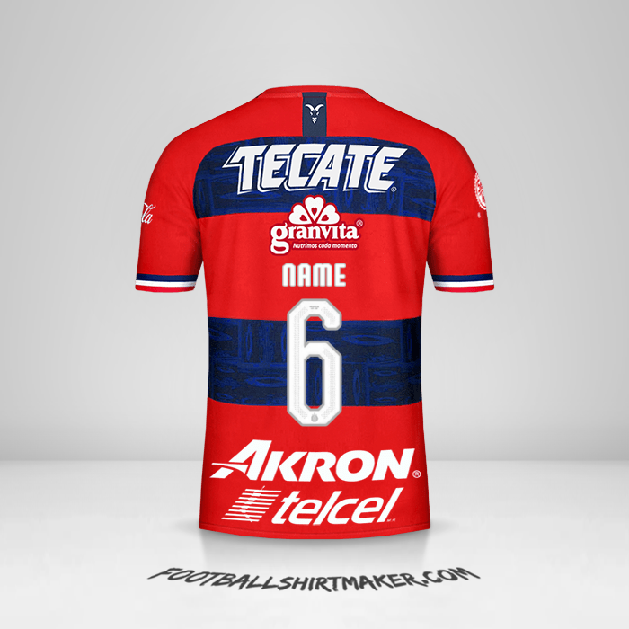 Jersey Guadalajara 2019/20 Away -  name - 6
