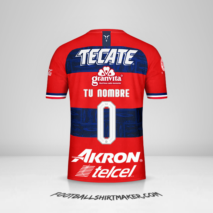 Jersey Guadalajara 2019/20 II -  tu nombre - 0