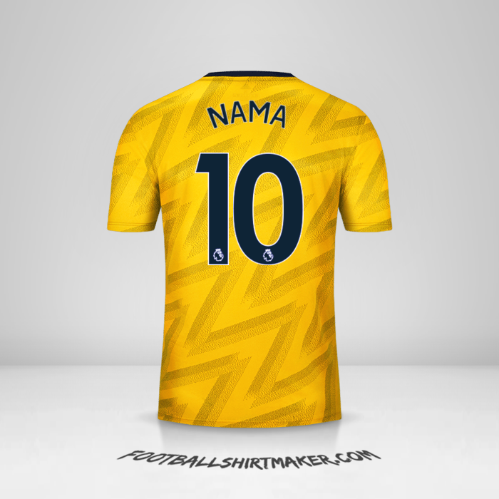 Jersey Arsenal 2019/20 Alternatif -  nama - 10