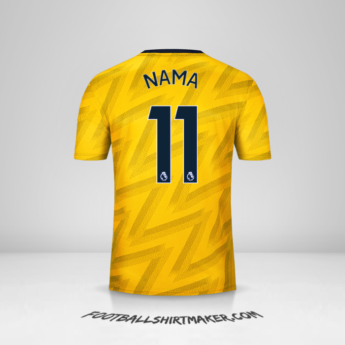 Jersey Arsenal 2019/20 Alternatif -  nama - 11