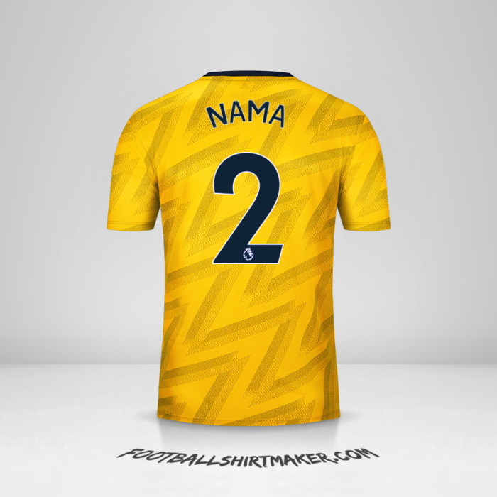 Jersey Arsenal 2019/20 Alternatif -  nama - 2