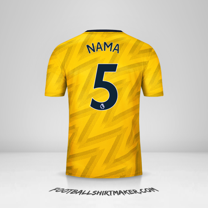 Jersey Arsenal 2019/20 Alternatif -  nama - 5