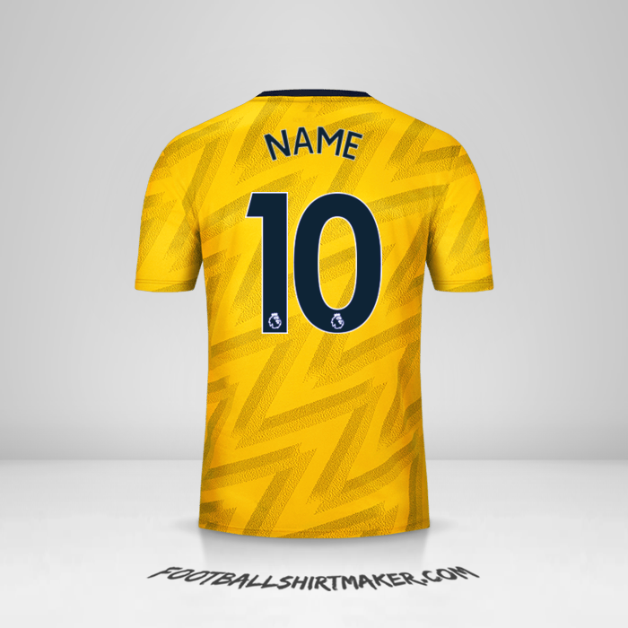 Jersey Arsenal 2019/20 Away -  name - 10
