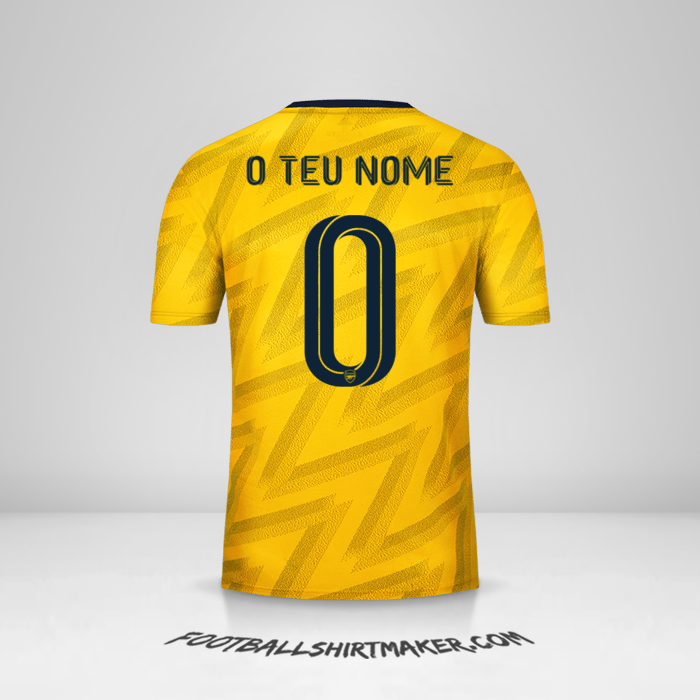 Camisola Arsenal Cup 2019/20 II -  o teu nome - 0