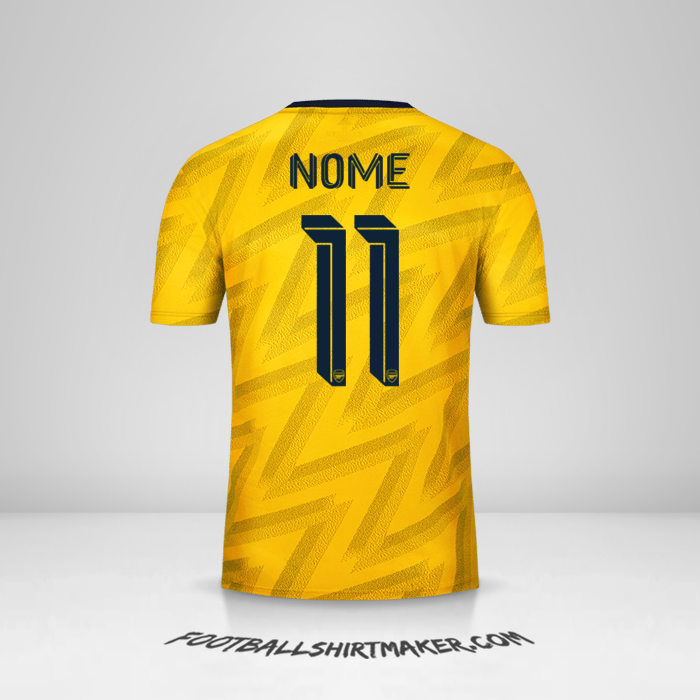 Camisa Arsenal Cup 2019/20 Alternativa -  nome - 11