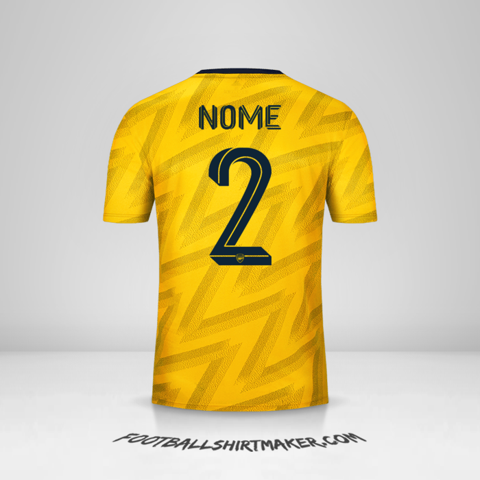 Maglia Arsenal Cup 2019/20 Seconda -  nome - 2