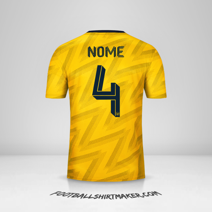 Maglia Arsenal Cup 2019/20 Seconda -  nome - 4