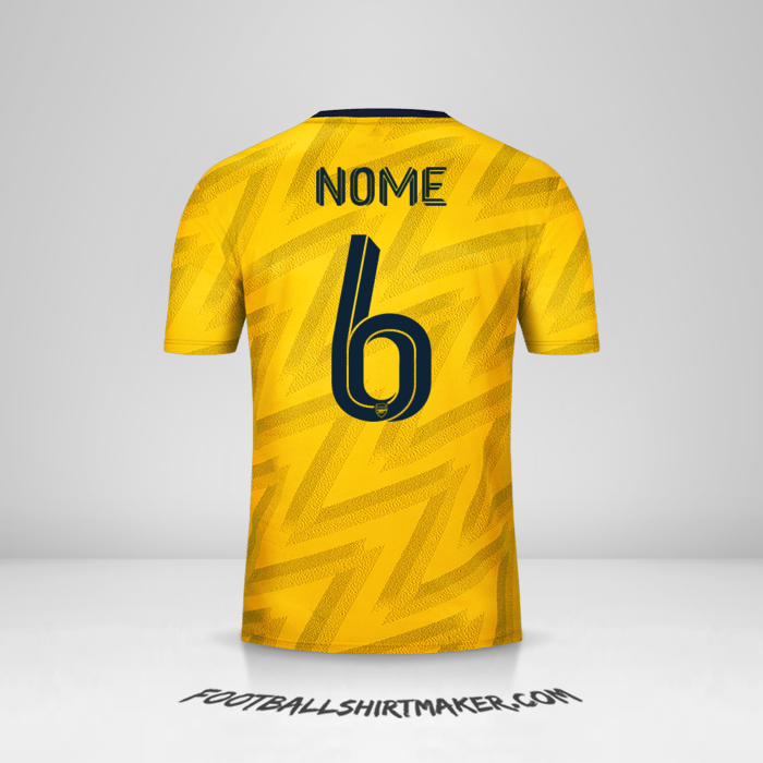 Camisa Arsenal Cup 2019/20 Alternativa -  nome - 6