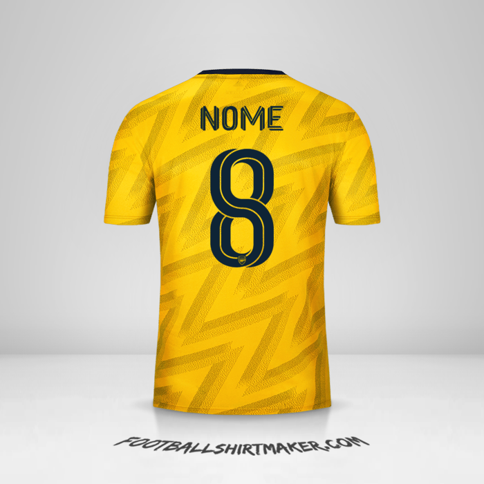 Camisa Arsenal Cup 2019/20 Alternativa -  nome - 8