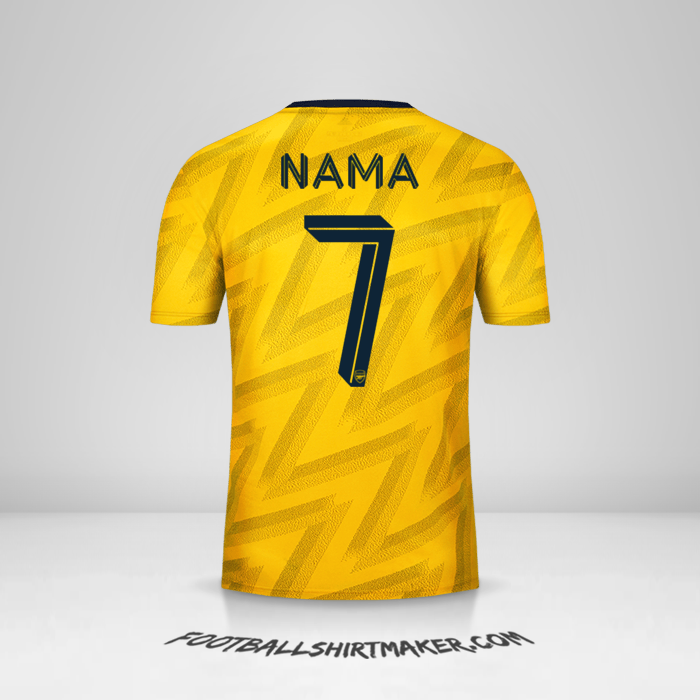 Jersey Arsenal Cup 2019/20 Alternatif -  nama - 7