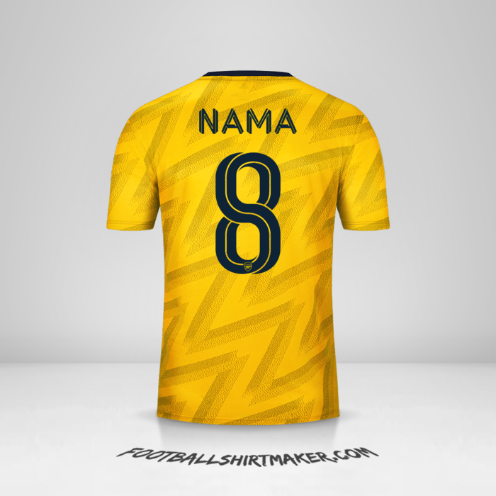 Jersey Arsenal Cup 2019/20 Alternatif -  nama - 8