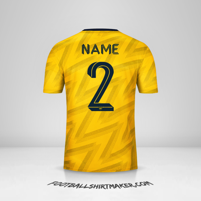Trikot Arsenal Cup 2019/20 Auswärts -  name - 2