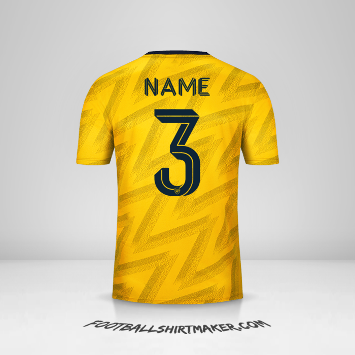 Jersey Arsenal Cup 2019/20 Away -  name - 3