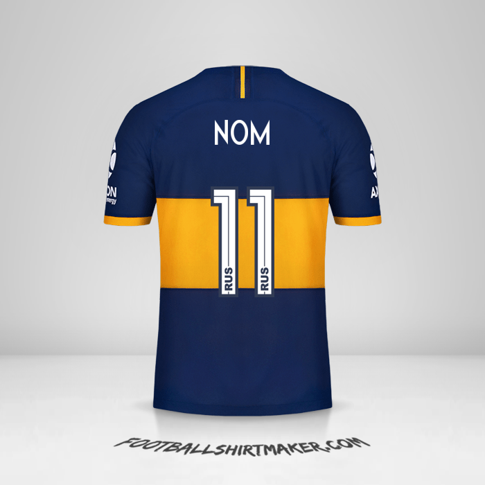 Maillot Boca Juniors 2019/20 -  nom - 11