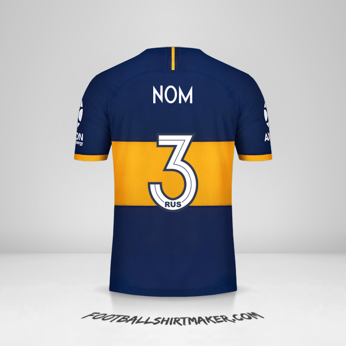 Maillot Boca Juniors 2019/20 -  nom - 3