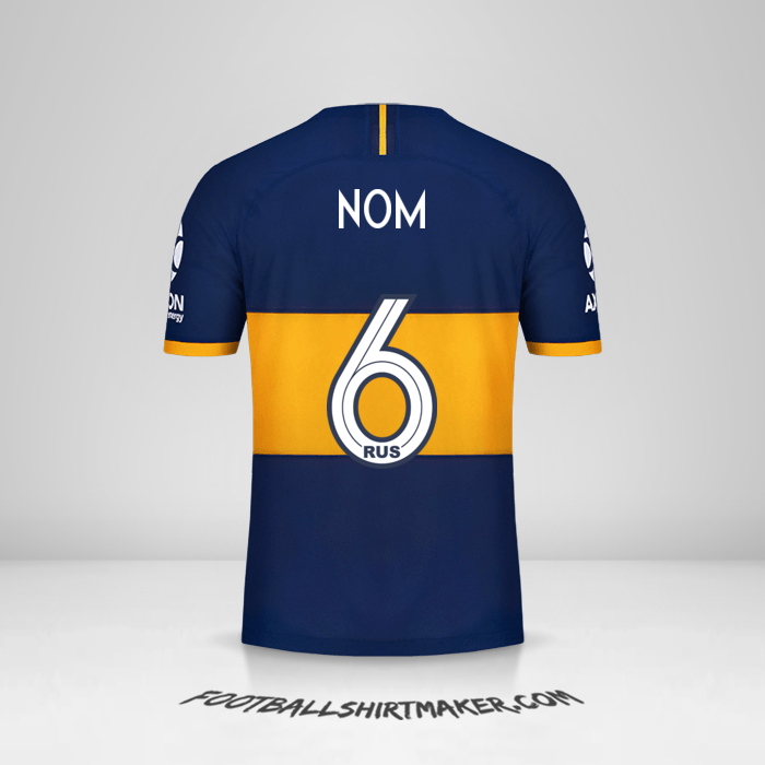 Maillot Boca Juniors 2019/20 -  nom - 6