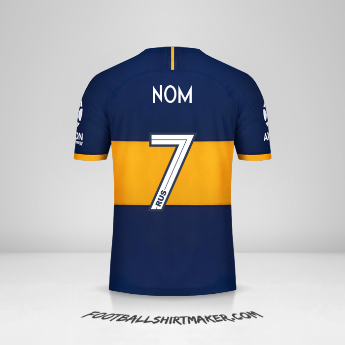 Maillot Boca Juniors 2019/20 -  nom - 7