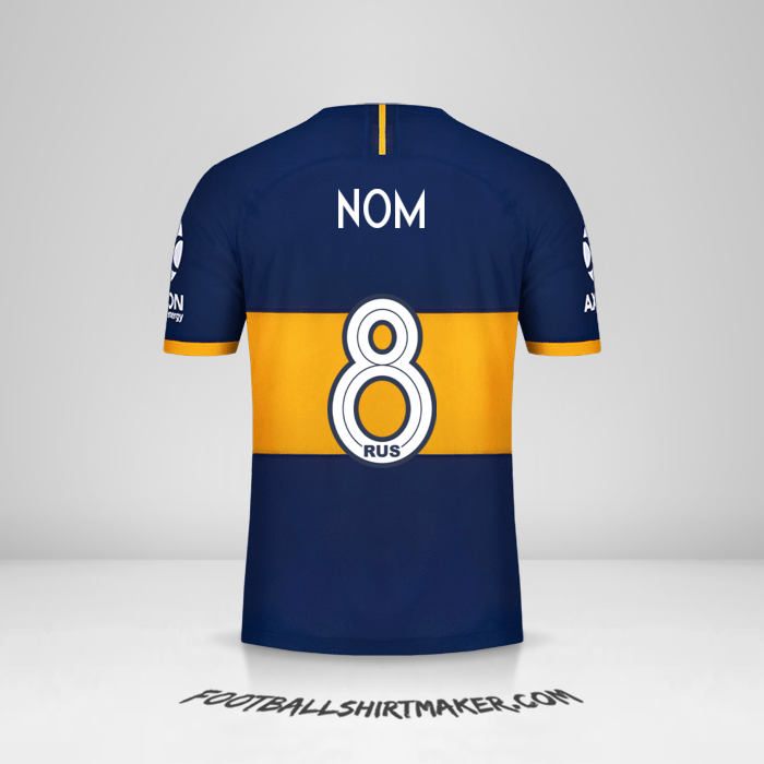 Maillot Boca Juniors 2019/20 -  nom - 8