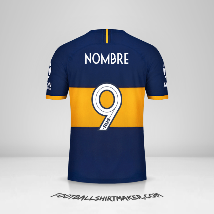 Jersey Boca Juniors 2019/20 -  nombre - 9