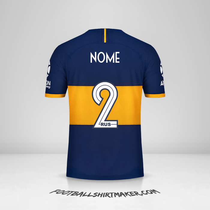 Maglia Boca Juniors 2019/20 -  nome - 2