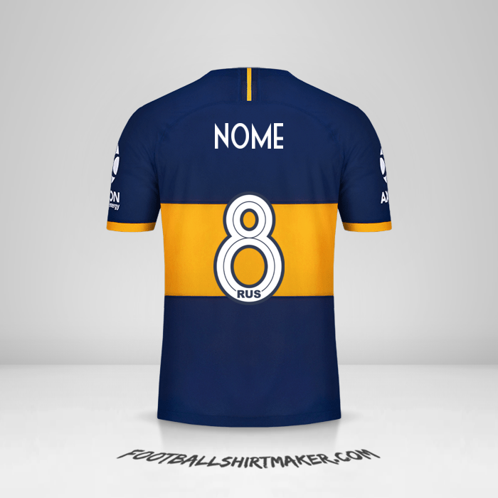 Camisa Boca Juniors 2019/20 -  nome - 8