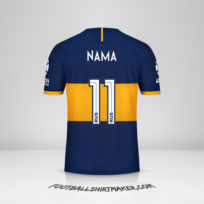 Jersey Boca Juniors 2019/20 -  nama - 11